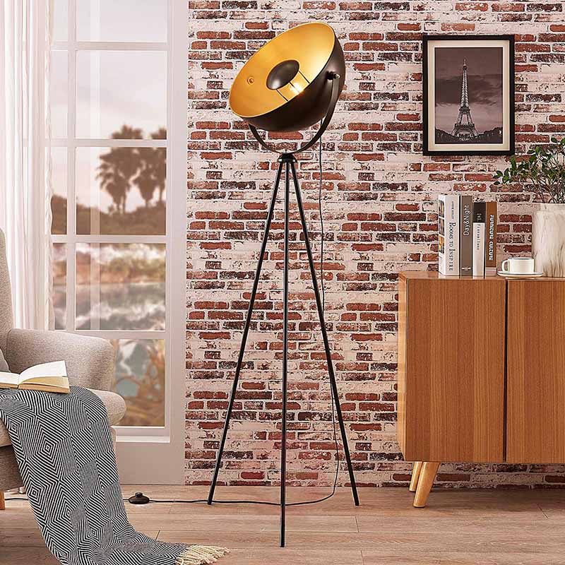 Yarım Daire Modern Tripod Ayaklı Lambader